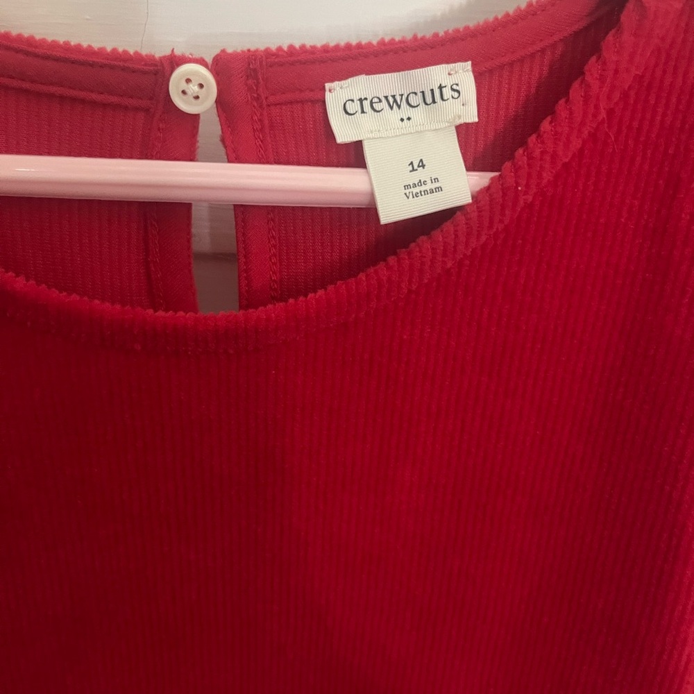Crewcuts Bright Red Kids Casual Dress